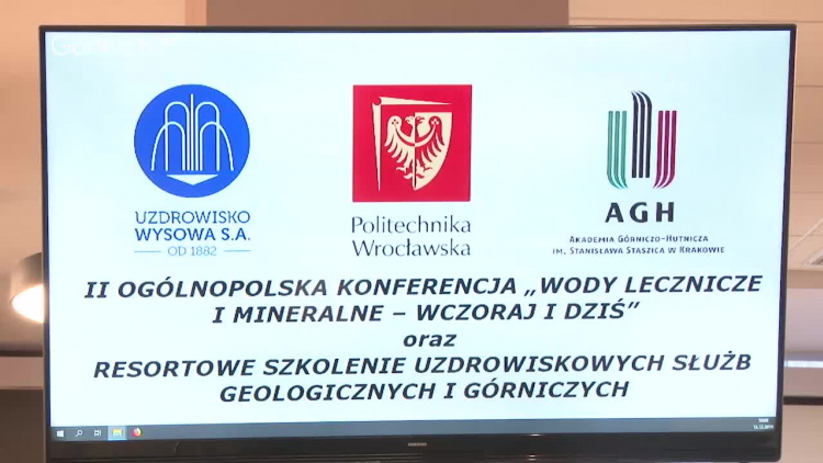 II Ogólnopolska Konferencja &quot;Wody lecznicze i mineralne - wczoraj i dziś&quot; w Uzdrowisku S.A. Wysowa - Zdrój