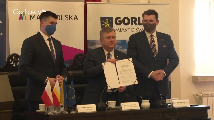 Marszałkowie Małopolski z wizytą w Gorlicach