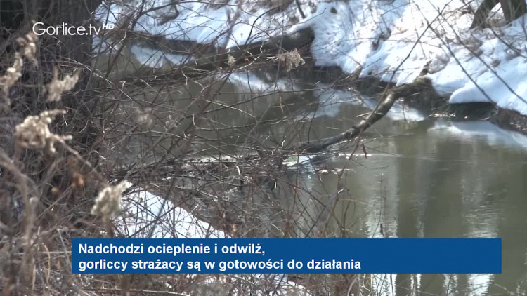 Nadchodzi ocieplenie i odwilż, gorliccy strażacy są w gotowości do działania