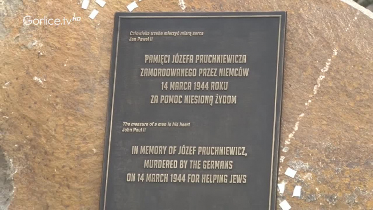 W Bieczu upamiętniono Józefa Pruchniewicza, zamordowanego w czasie II wojny światowej przez Gestapo za pomoc Żydom