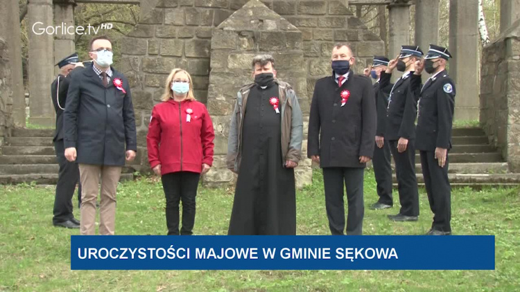 Uroczystości majowe w gminie Sękowa