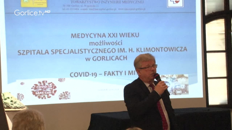 Dyrektorzy gorlickiego szpitala na spotkaniu z członkami Uniwersytetu Złotego Wieku w Gorlicach