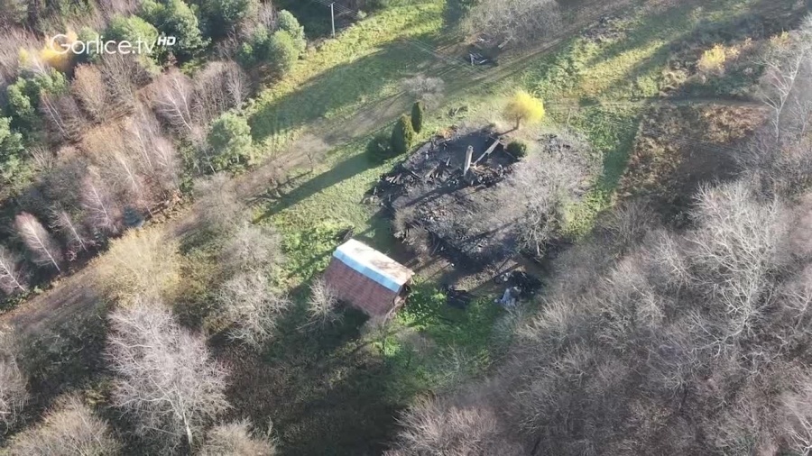 Tragiczny pożar domu w Bystrej koło Gorlic