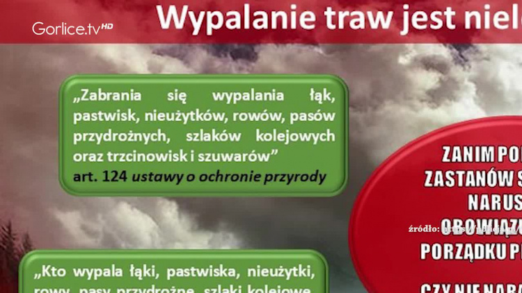 Strażacy apelują: nie wypalajmy traw! 