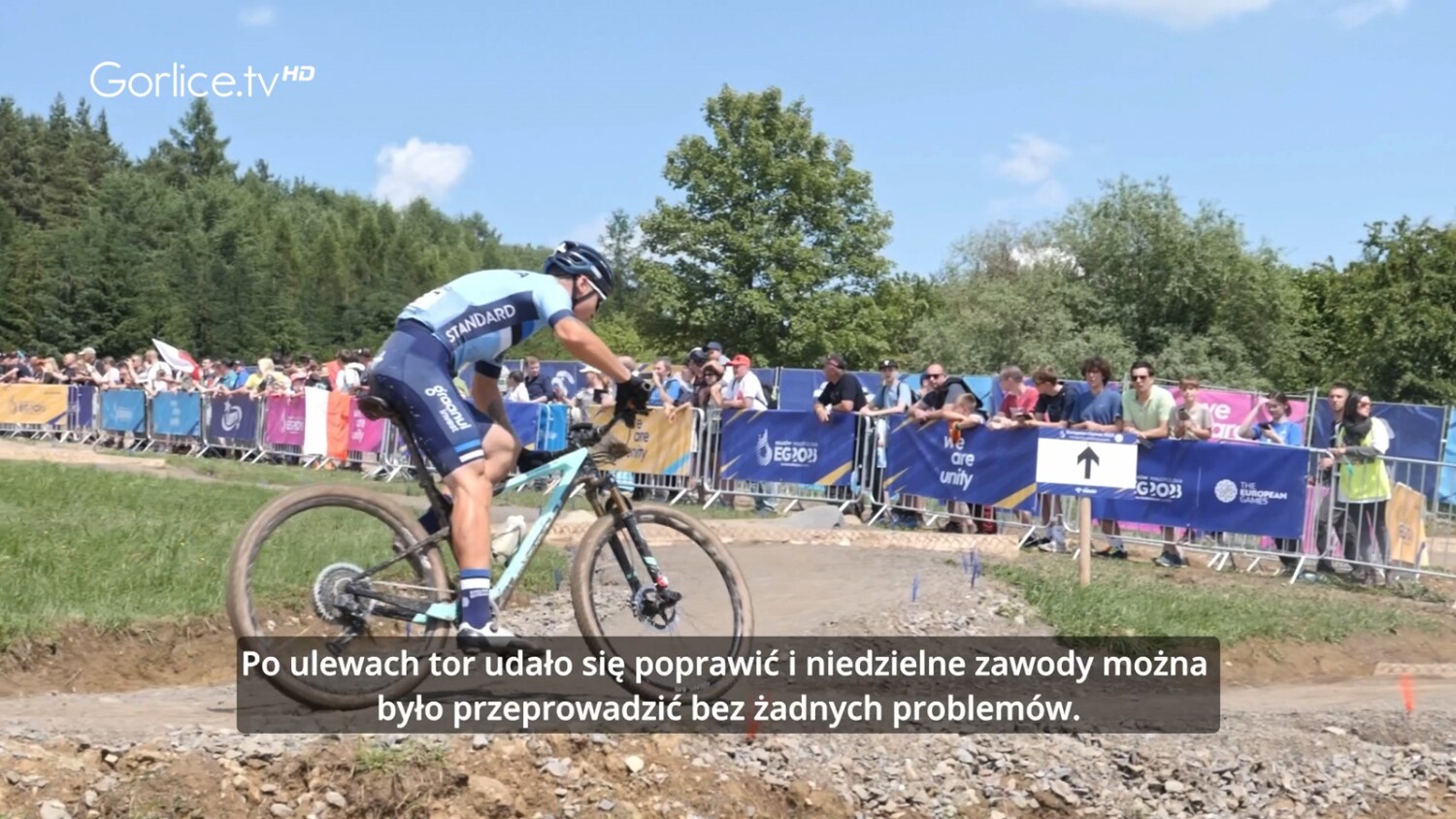 Igrzyska Europejskie: obsługa toru MTB w Krynicy-Zdroju zasłużyła na medal