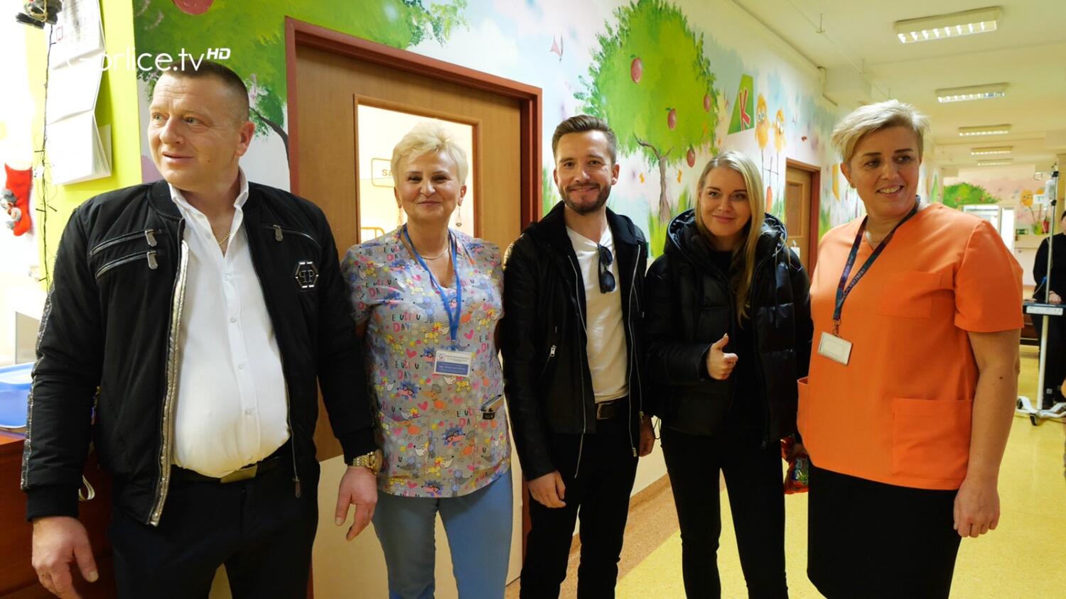 Serialowi „Gliniarze” odwiedzili gorlicki szpital