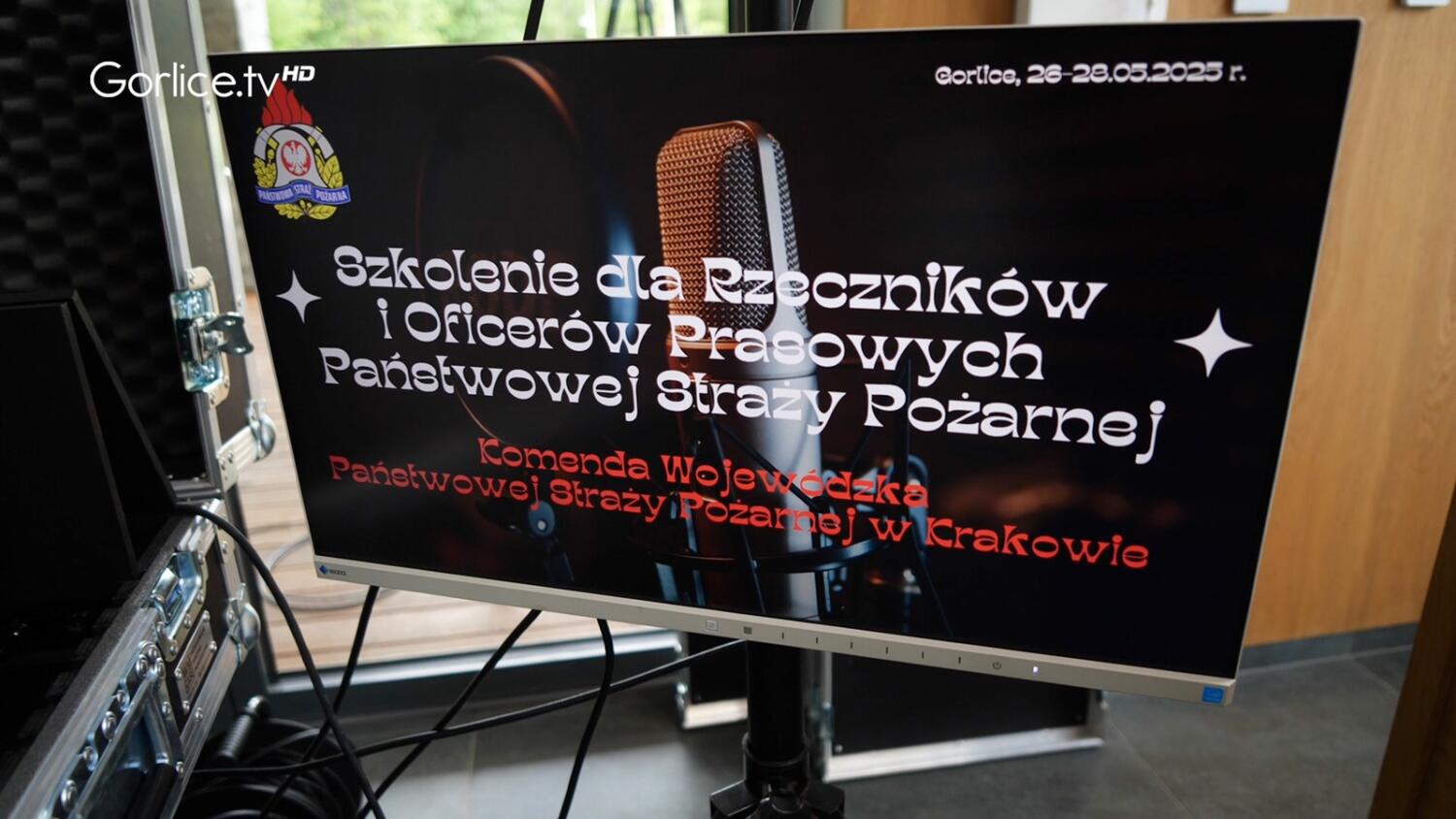 Szkolenie dla Rzeczników i Oficerów Prasowych PSP woj. małopolskiego