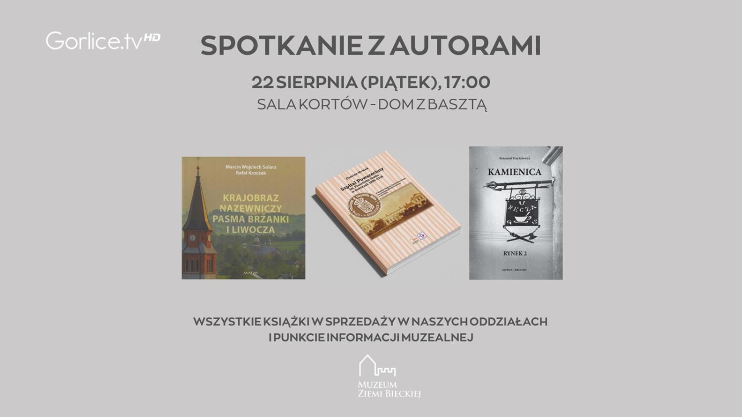 Zapraszamy na potrójne spotkanie autorskie do Biecza