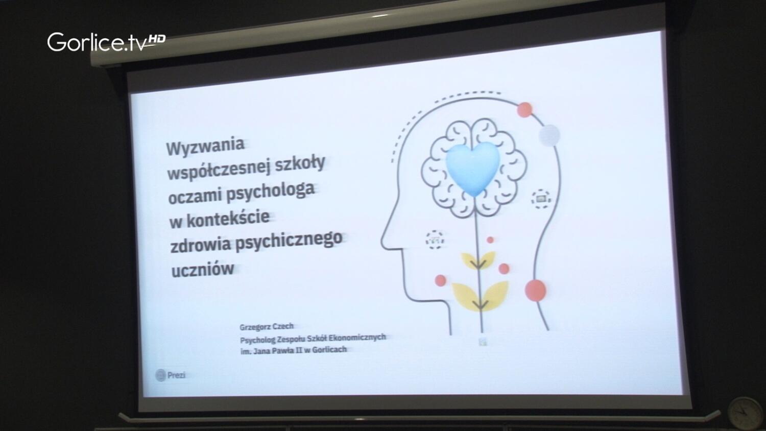 Konferencja o zdrowiu psychicznym w Centrum Kształcenia Zawodowego w Gorlicach