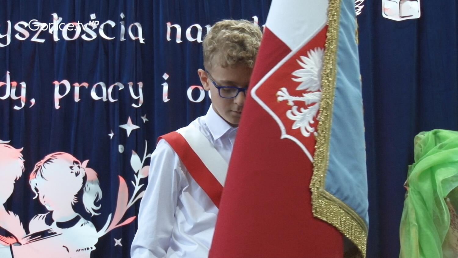 Uroczystość nadania sztandaru Szkole Podstawowej im. Marii Konopnickiej w Kwiatonowicach