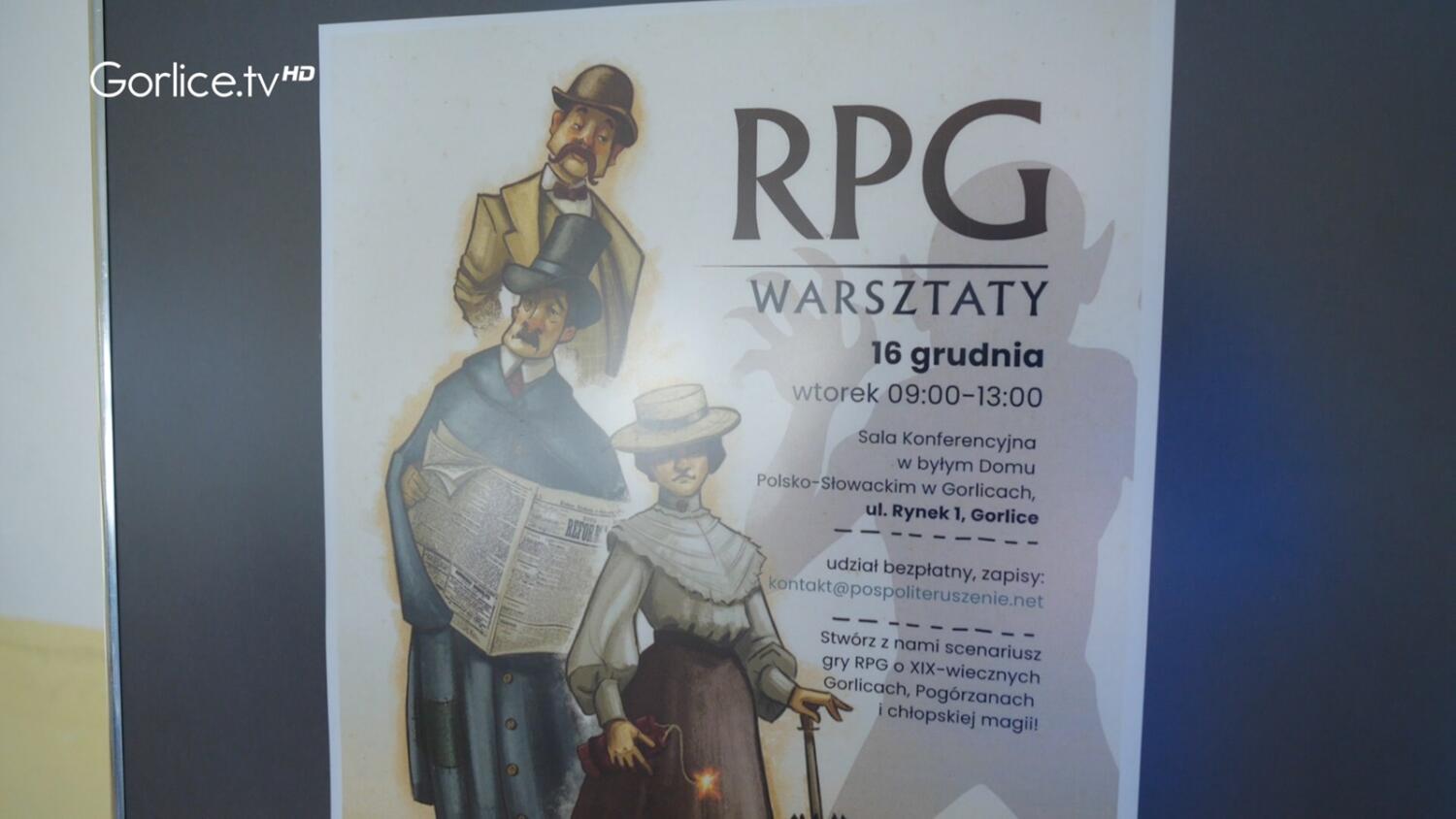 Warsztaty tworzenia scenariuszy RPG o XIX-wiecznych Gorlicach, Pogórzanach i chłopskiej magii