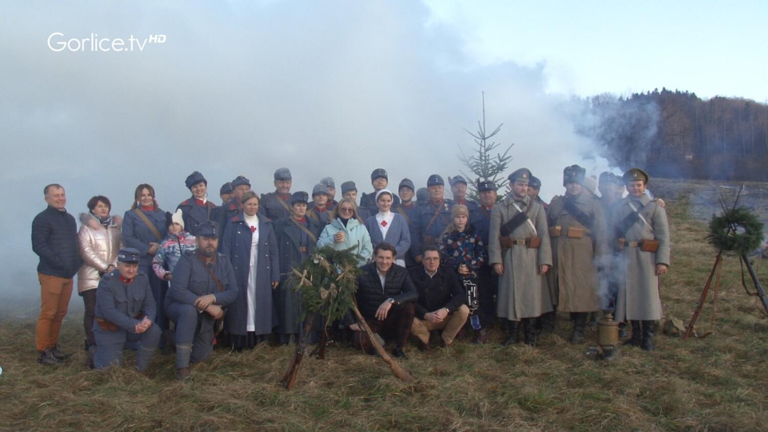 W Sękowej odbyło się wigilijne spotkanie w okopach