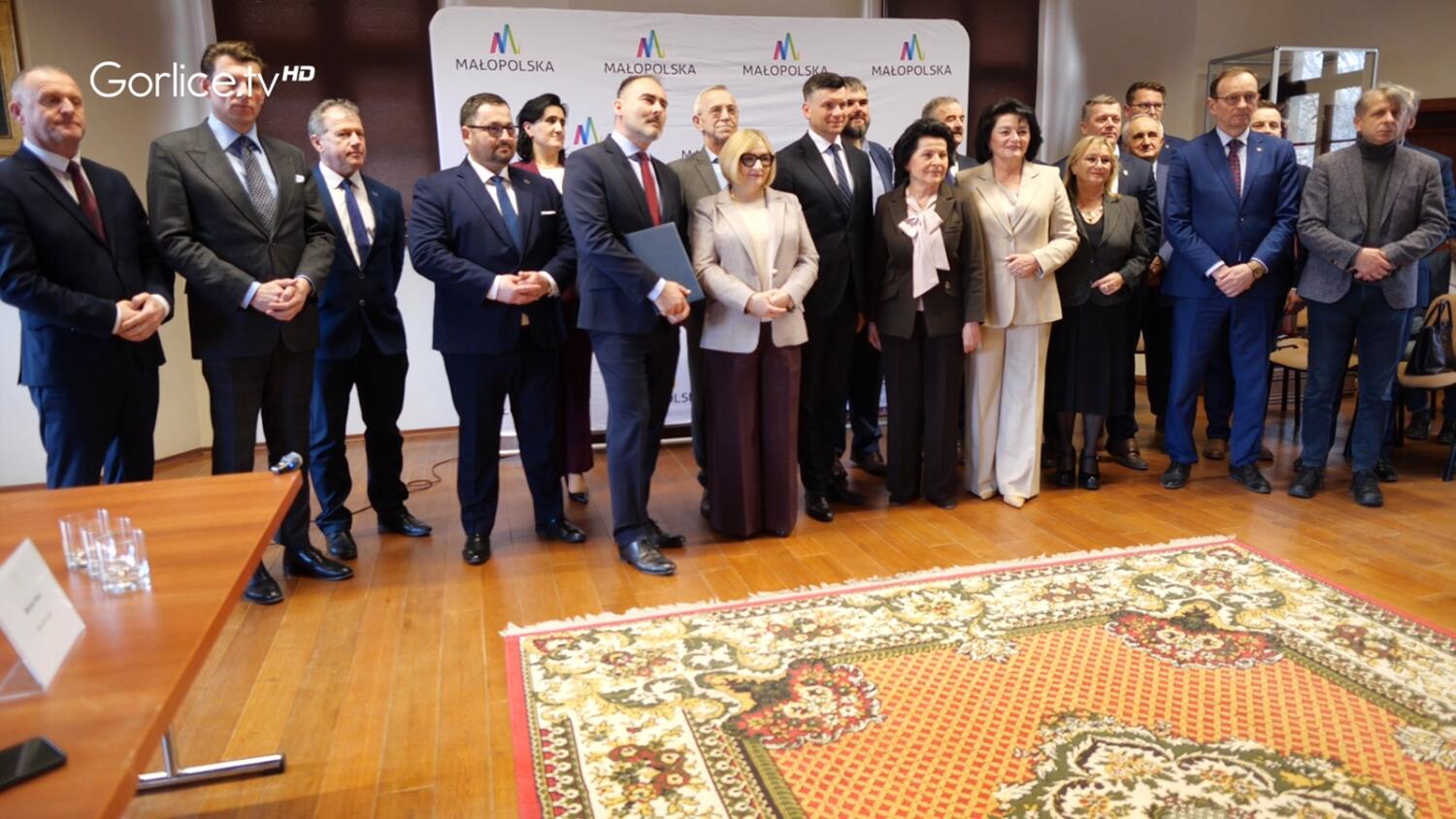 Konferencja prasowa dotycząca koncepcji budowy Zachodniej Obwodnicy Gorlic